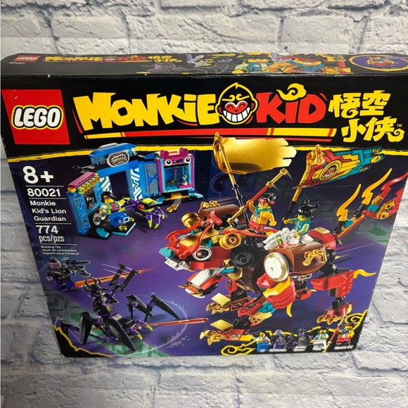 LEGO MONKIE KID: Monkie Kid's Lion Guardian (80021) Open Box Bags New Unopened - Picture 1 of 11